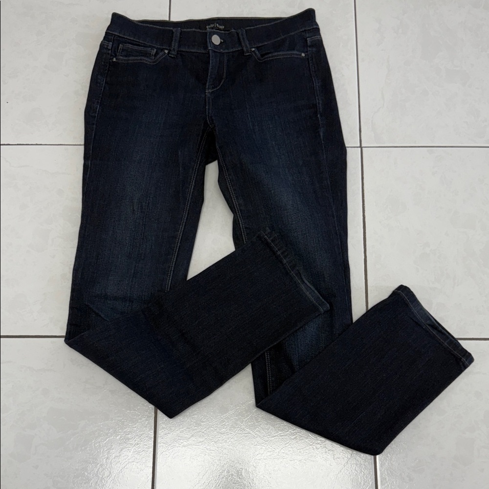 White House Black Market Dark Blue Women's Jeans Size Zero Regular
